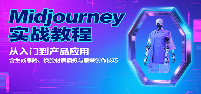 Midjourney实战教程：从入门到产品应用，含生成思路、换脸材质模拟与服装创作技巧-米壳知道—知识分享平台