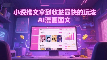 小说推文拿到收益最快的玩法，AI漫画图文-米壳知道—知识分享平台