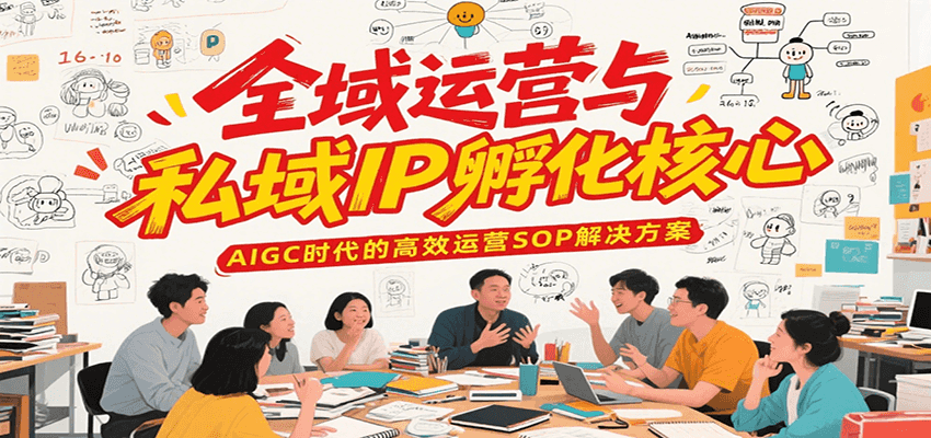 全域运营与私域IP孵化核心，AIGC时代的高效运营SOP解决方案-米壳知道—知识分享平台