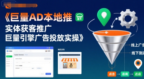 巨量AD本地推实体获客推广，巨量引擎广告投放实操-米壳知道—知识分享平台