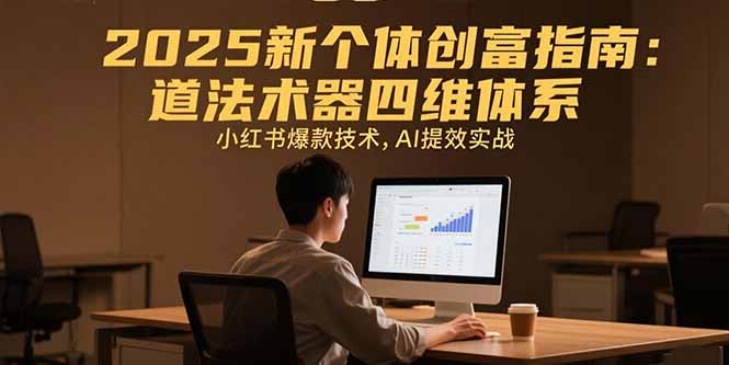 2025新个体创富指南：道法术器四维体系，小红书爆款技术，AI提效实战-米壳知道—知识分享平台