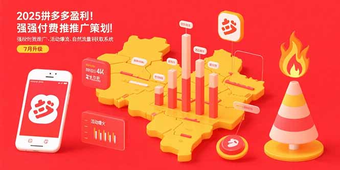 2025拼多多盈利地图：强付费推广策略/活动爆流/自然流量获取系统(7月更新-米壳知道—知识分享平台