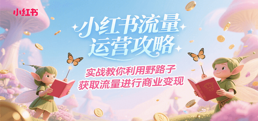 小红书流量运营攻略，实战教你利用野路子获取流量进行商业变现-米壳知道—知识分享平台