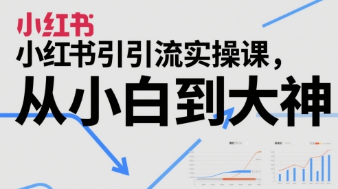 小红书引流实操课，从小白到大神-米壳知道—知识分享平台