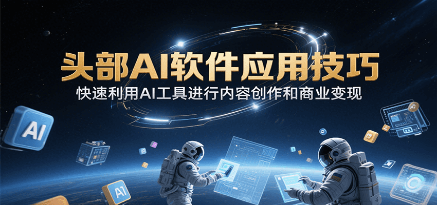头部AI软件应用技巧，快速利用AI工具进行内容创作和商业变现-米壳知道—知识分享平台
