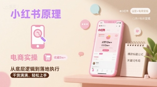 小红书原理以及详细实操流程，小红书电商教程-米壳知道—知识分享平台