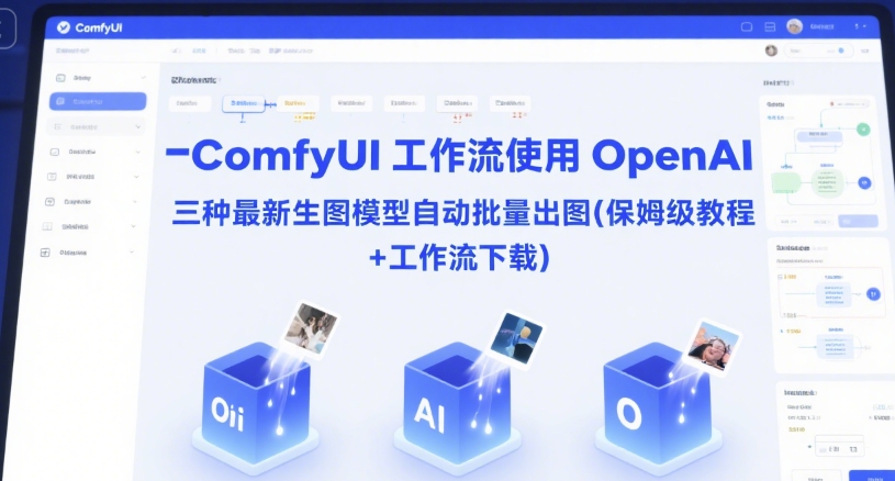 ComfyUI 工作流使用 OpenAI 三种最新生图模型自动批量出图(保姆级教程+工作流下载)-米壳知道—知识分享平台
