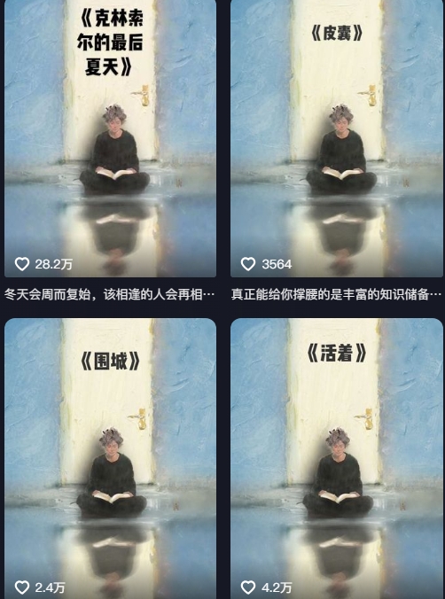 AI制作爆款书单，抖音42粉丝博主书单号制作拆解，单条视频28W赞-米壳知道—知识分享平台