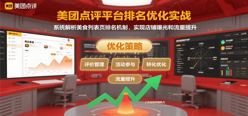 美团点评平台排名优化实战，系统解析美食列表页排名机制，实现店铺曝光和流量提升-米壳知道—知识分享平台