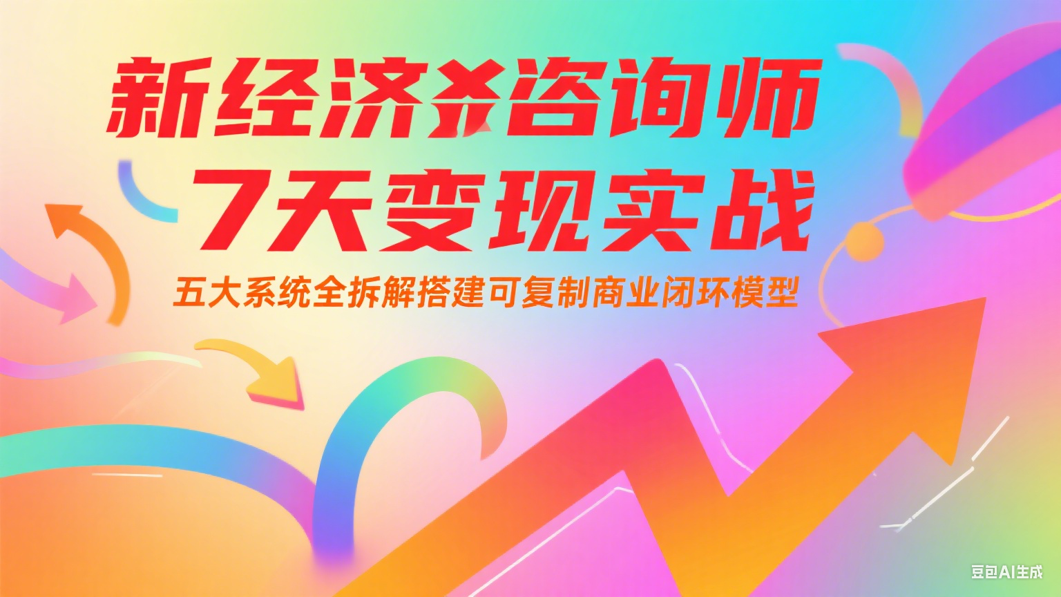 新经济咨询师 7 天变现实战：五大系统全拆解搭建可复制商业闭环模型-米壳知道—知识分享平台