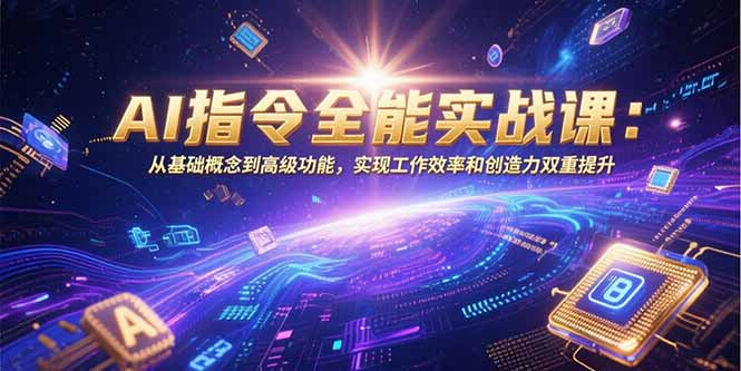 AI指令全能实战课：从基础概念到高级功能，实现工作效率和创造力双重提升-米壳知道—知识分享平台