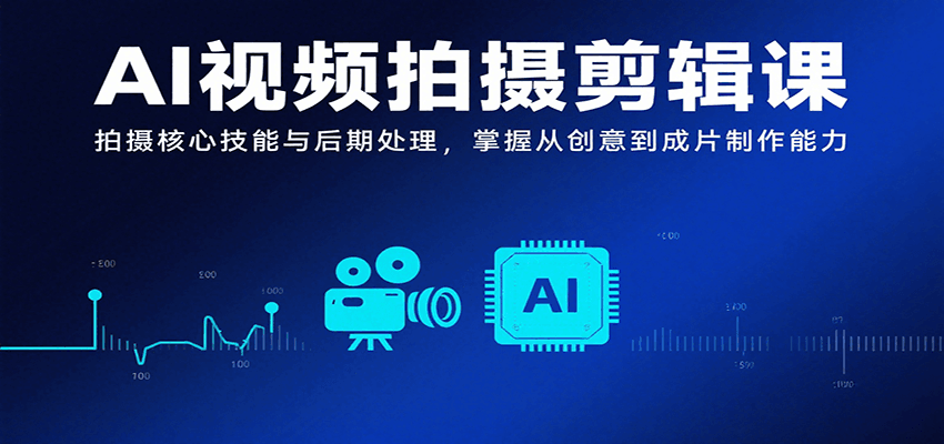 AI视频拍摄剪辑课，拍摄核心技能与后期处理，掌握从创意到成片制作能力-米壳知道—知识分享平台
