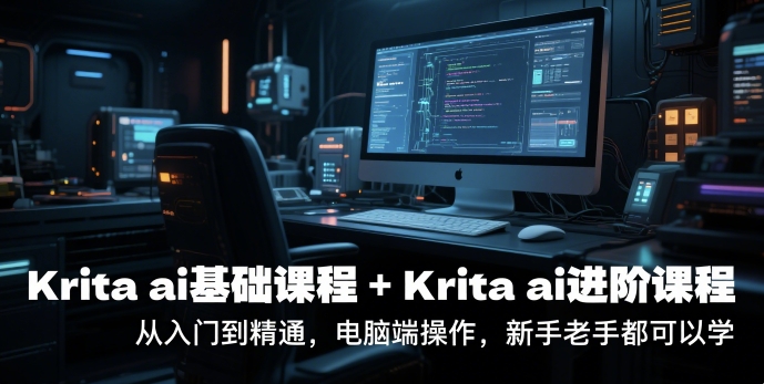 krita ai基础课程+Krita ai进阶课程，从入门到精通，电脑端操作，新手老手都可以学-米壳知道—知识分享平台