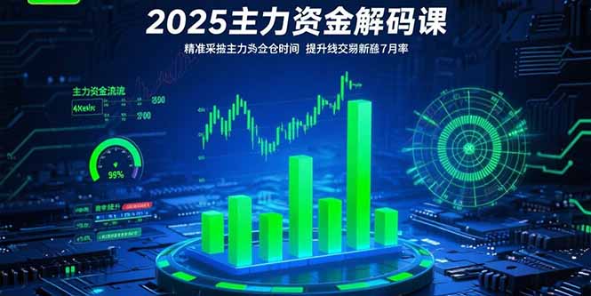 2025主力资金解码课：精准捕捉主力建仓时机，提升短线交易胜率(更新7月-米壳知道—知识分享平台
