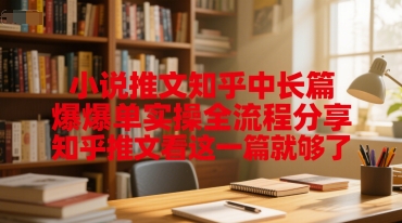 小说推文知乎中长篇爆单实操全流程分享，知乎推文看这一篇就够了-米壳知道—知识分享平台