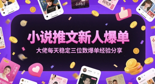 小说推文新人爆单大佬每天稳定三位数爆单经验分享-米壳知道—知识分享平台