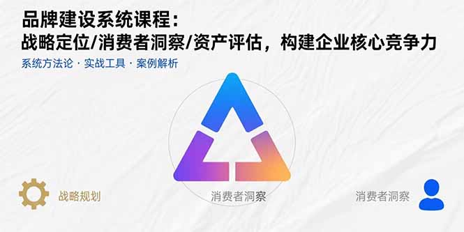 品牌建设系统课程：战略定位/消费者洞察/资产评估，构建企业核心竞争力-米壳知道—知识分享平台