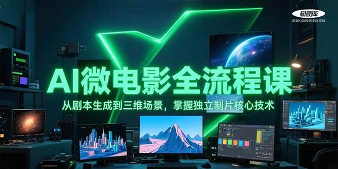 AI微电影全流程课，从剧本生成到三维场景，掌握独立制片核心技术-米壳知道—知识分享平台