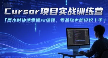 Cursor项目实战训练营，两小时快速掌握AI编程，零基础也能轻松上手-米壳知道—知识分享平台