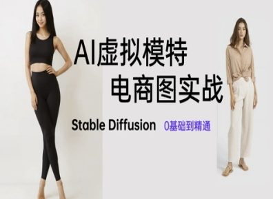 AI虚拟模特电商图实战，AI绘画Stable Diffusion 0基础到精通-米壳知道—知识分享平台