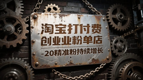淘宝打付费创业粉单店每天稳定10-20精准粉持续增长【揭秘】-米壳知道—知识分享平台