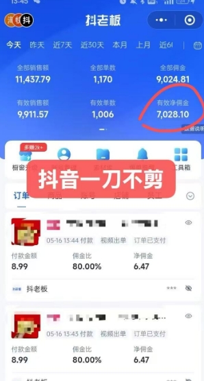 抖音短视频一刀不剪带货，不剪辑，不直播，每天发个视频，等着出单获取带货佣金-米壳知道—知识分享平台