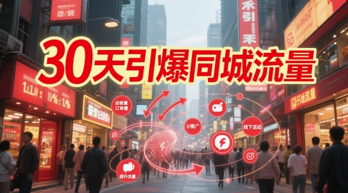 30天引爆同城流量：团购篇 认知篇 流量篇 来客篇 达人篇 老板人设IP篇 投流篇-米壳知道—知识分享平台