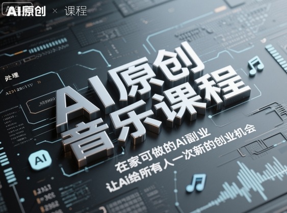 AI原创音乐课程,在家可做的Ai副业,让Ai给所有人一次新的创业机会-米壳知道—知识分享平台