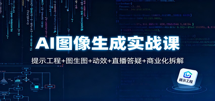 AI图像生成实战课：提示工程+图生图+动效+直播答疑+商业化拆解-米壳知道—知识分享平台