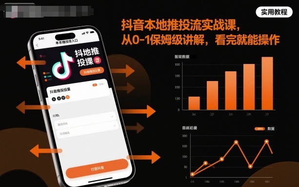 抖音本地推投流实战课，从0-1保姆级讲解，看完就能操作-米壳知道—知识分享平台