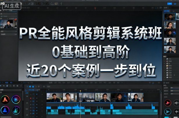 PR全能风格剪辑系统班,0基础到高阶,近20个案例一步到位-米壳知道—知识分享平台