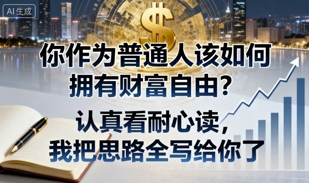 付费文章：你作为普通人该如何拥有财富自由？认真看耐心读，我把思路全写给你了-米壳知道—知识分享平台
