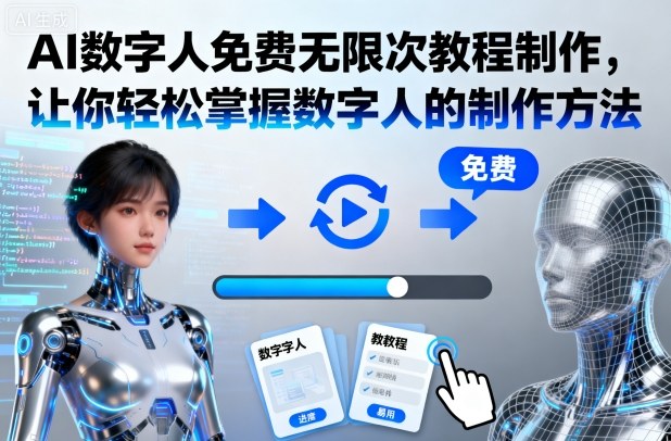 AI数字人免费无限次教程制作，让你轻松掌握数字人的制作方法-米壳知道—知识分享平台