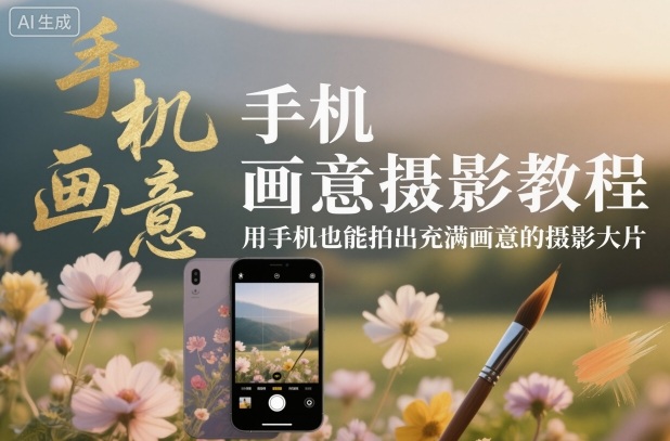 手机画意摄影教程，用手机也能拍出充满画意的摄影大片-米壳知道—知识分享平台