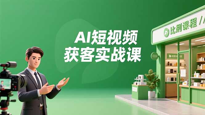 AI短视频获客实战课,数字人创作、实体行业应用、精准引流,30天获取客源月入6万+-米壳知道—知识分享平台