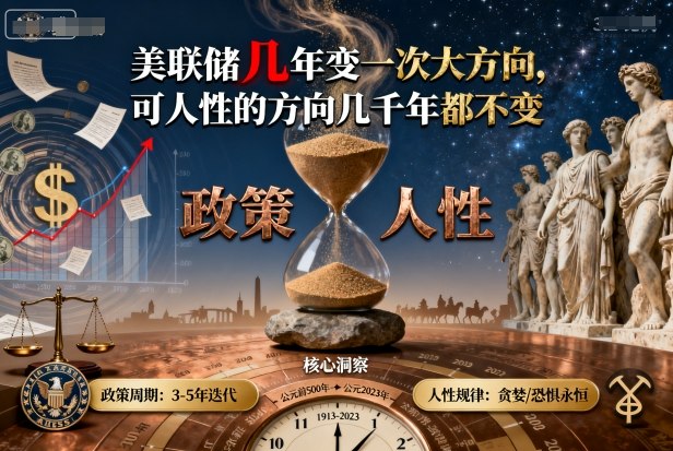 付费文章：美联储几年变一次大方向，可人性的方向几千年都不变-米壳知道—知识分享平台