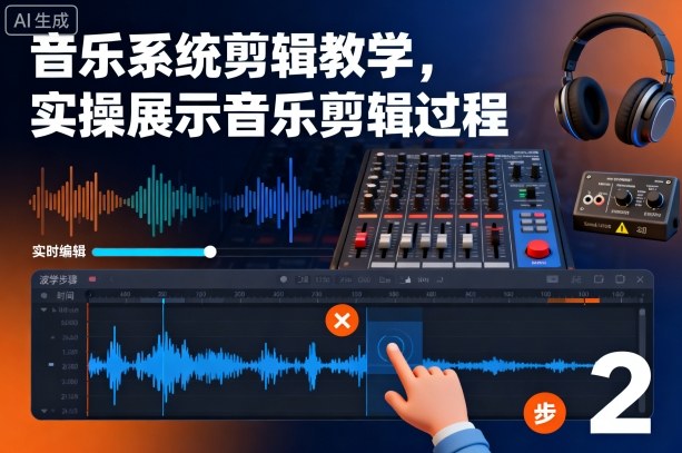 音乐系统剪辑教学,实操展示音乐剪辑过程-米壳知道—知识分享平台