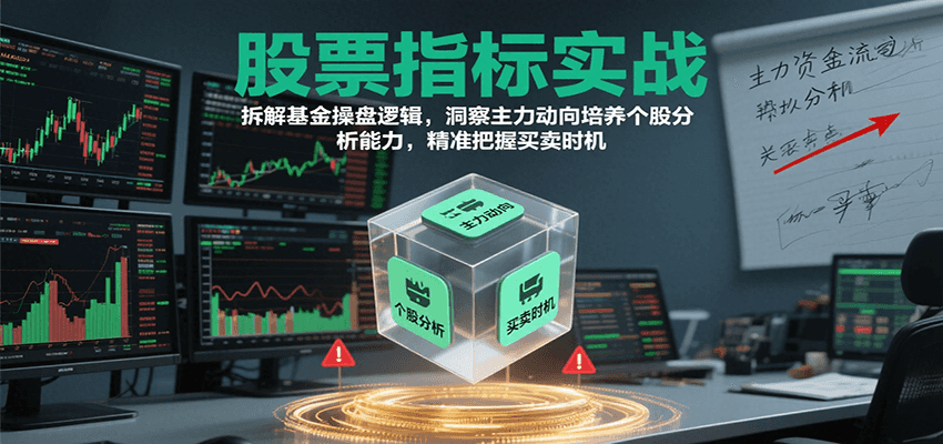 股票指标实战,基金操盘逻辑拆解,洞察主力动向培养个股分析能力把握买卖时机(更新)-米壳知道—知识分享平台